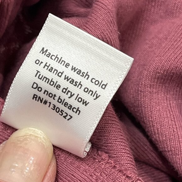 Shore Velour Pants Womens M Crushed Berry Cable Knit Wide Leg Boho Hippie 70s - Picture 12 of 12